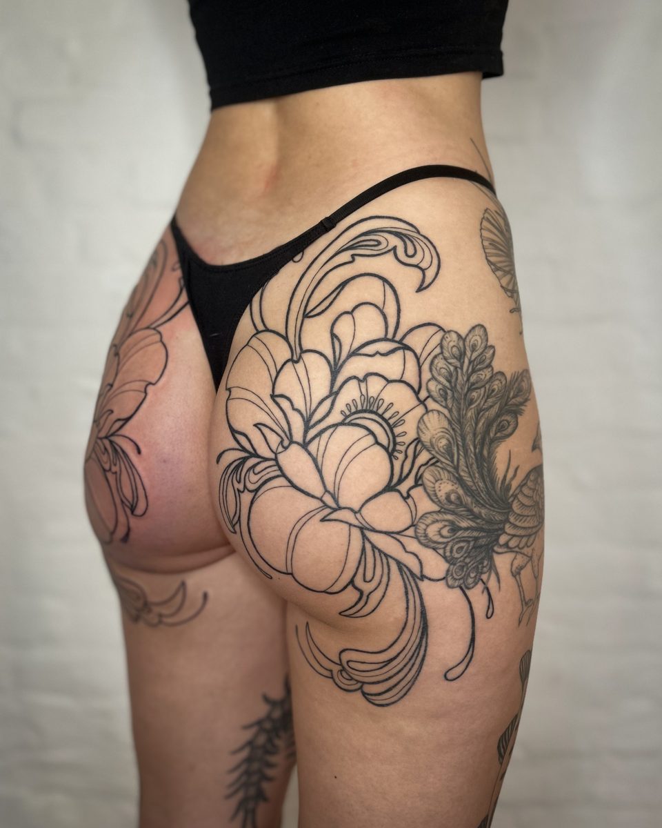 Florales Linework Detail