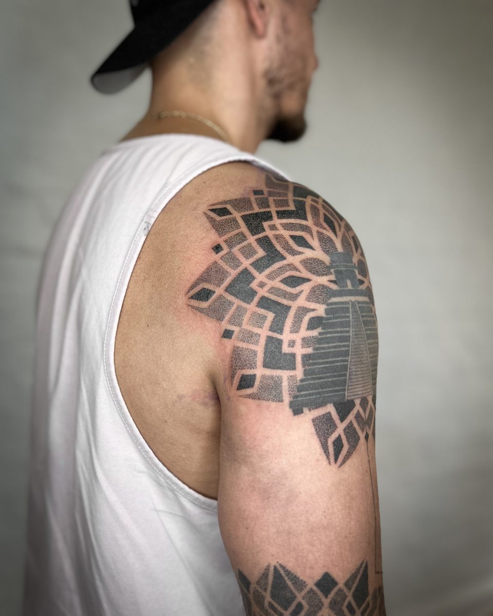 Geometric Mandala Back