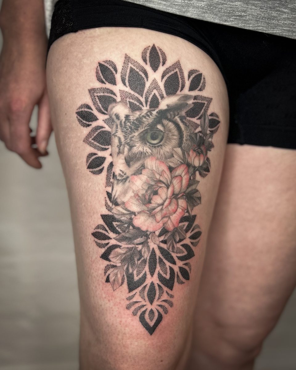 Realistisches Tattoo – detailliertes Motiv