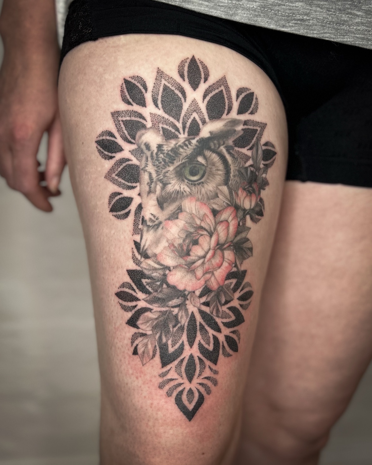 Realistic Mandala Tattoo
